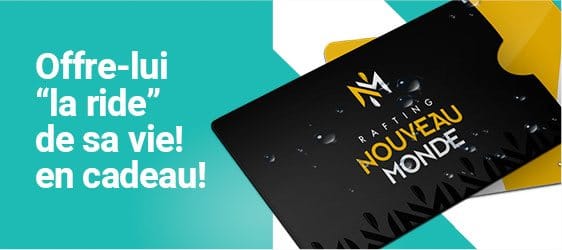 Rafting Nouveau Monde | Rafting en eau vive sur la rivière Rouge | Certificat cadeau