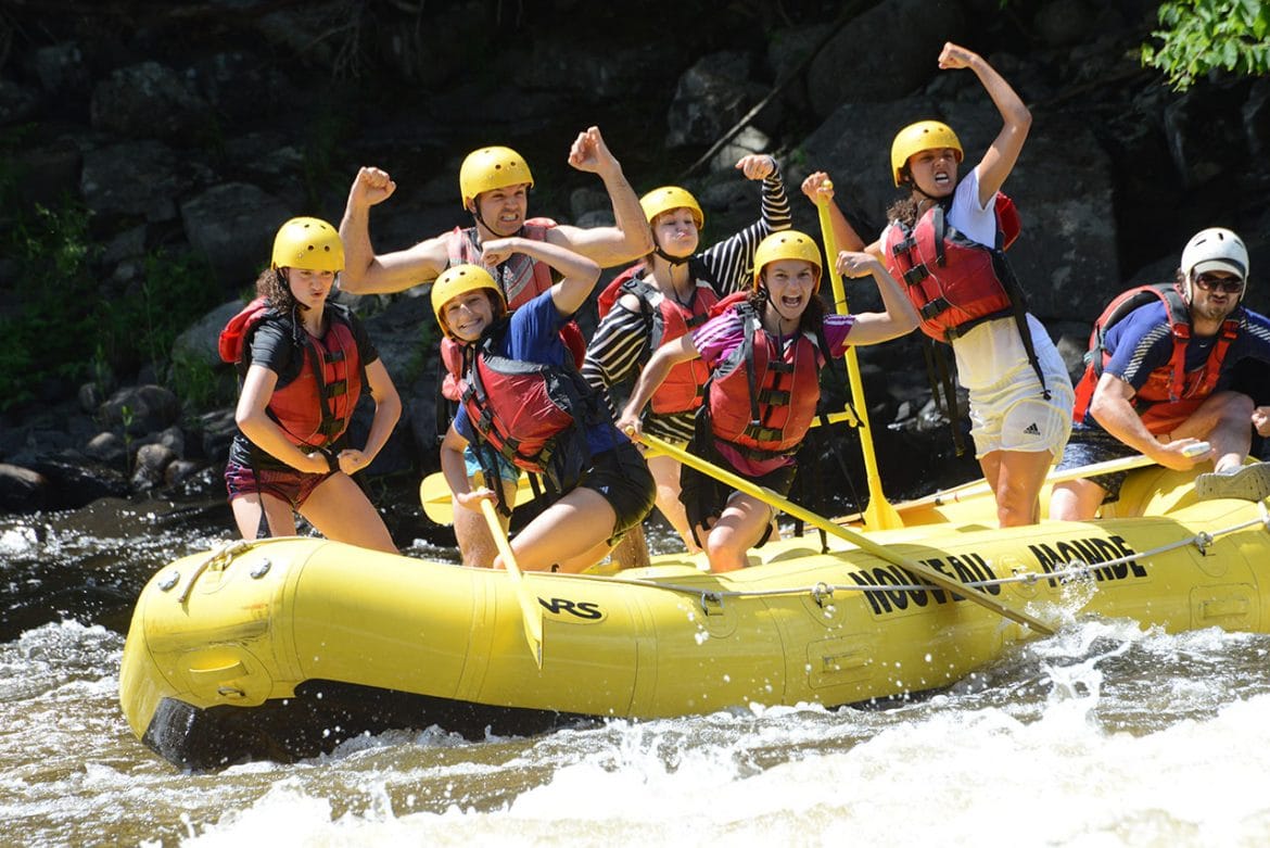 Une demijournée sur la Rouge New World Rafting